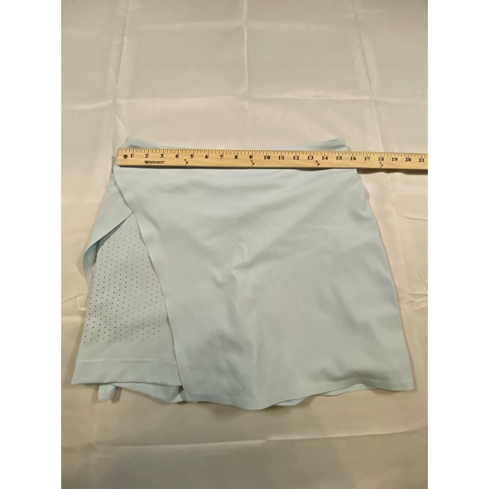 Lululemon Super High Rise Side Slit Tennis Skirt Powder‎ Blue Athletic Skort 10 - Picture 6 of 12